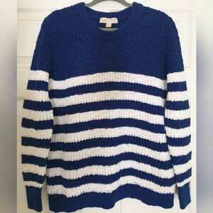Michael Kors Striped Cotton Sweater